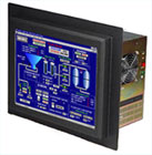 Industrial rack mount PC with 19 inch touch screen