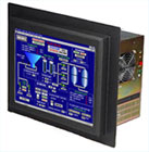 Industrial panel PC with LCD touch screen