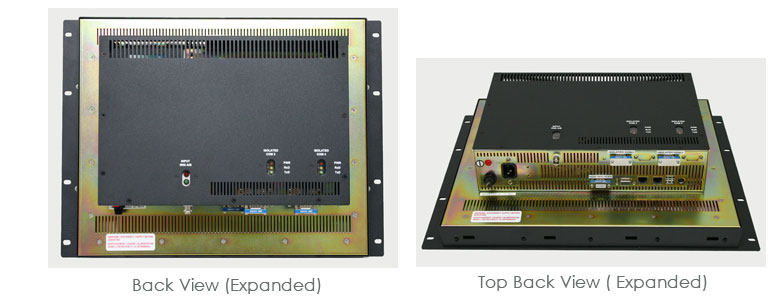 TR-5195F Fanless Panel/Rack Mount Industrial PC with 19