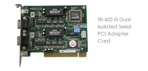 TR-422-IS Dual Isolated Serial PCI Adapter Card